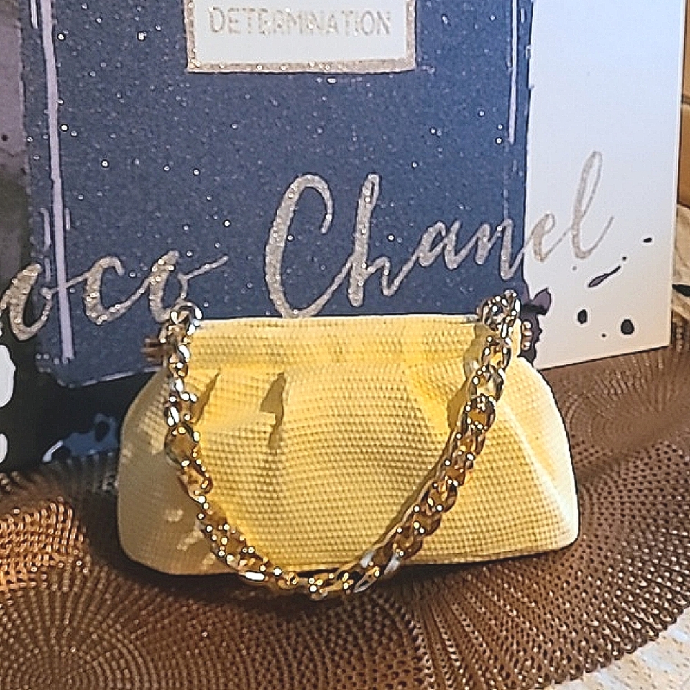 A New Day clutch/purse, NWT yellow